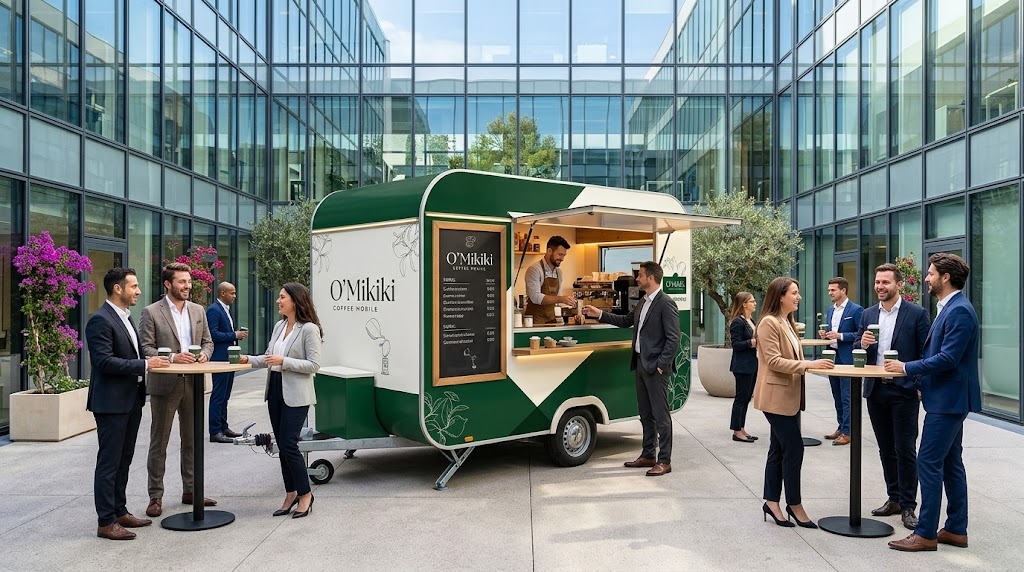 Coffee trailer corporate cote d'Azur