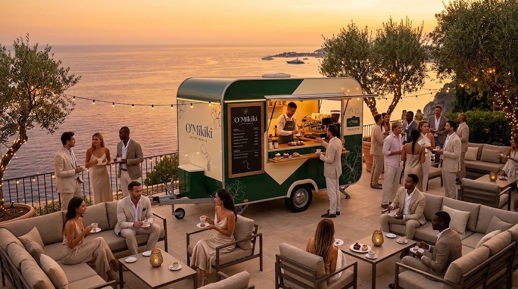Coffee trailer côte d'azur evenement