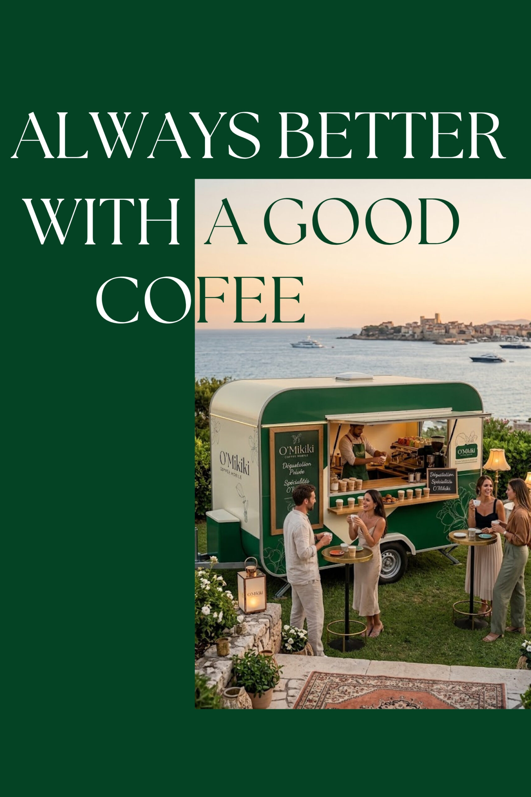 Coffee trailer évènements cote d'Azur